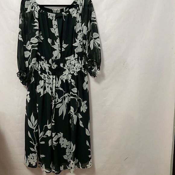 EVA MENDES FLORAL DRESS‎ SIZE M - Picture 5 of 8